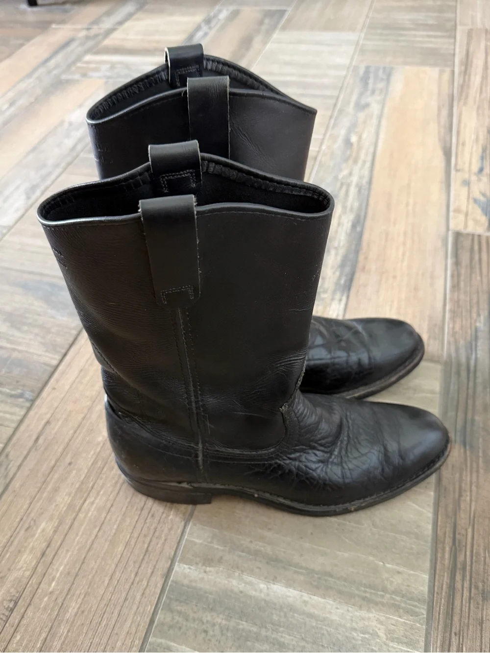Red Wing 1158 Pecos Men's Bullhide Black Leather Size 8.5D